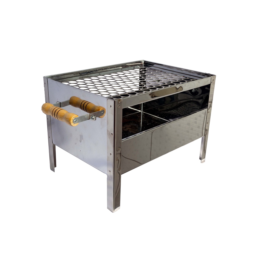 Churrasqueira Mini Campeira Movel Inox