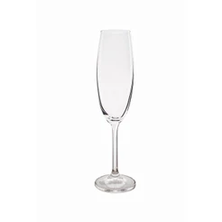 Taça de Champanhe de Cristal Bohemia Gastro Colibri Cristal 220ml 220/4S032