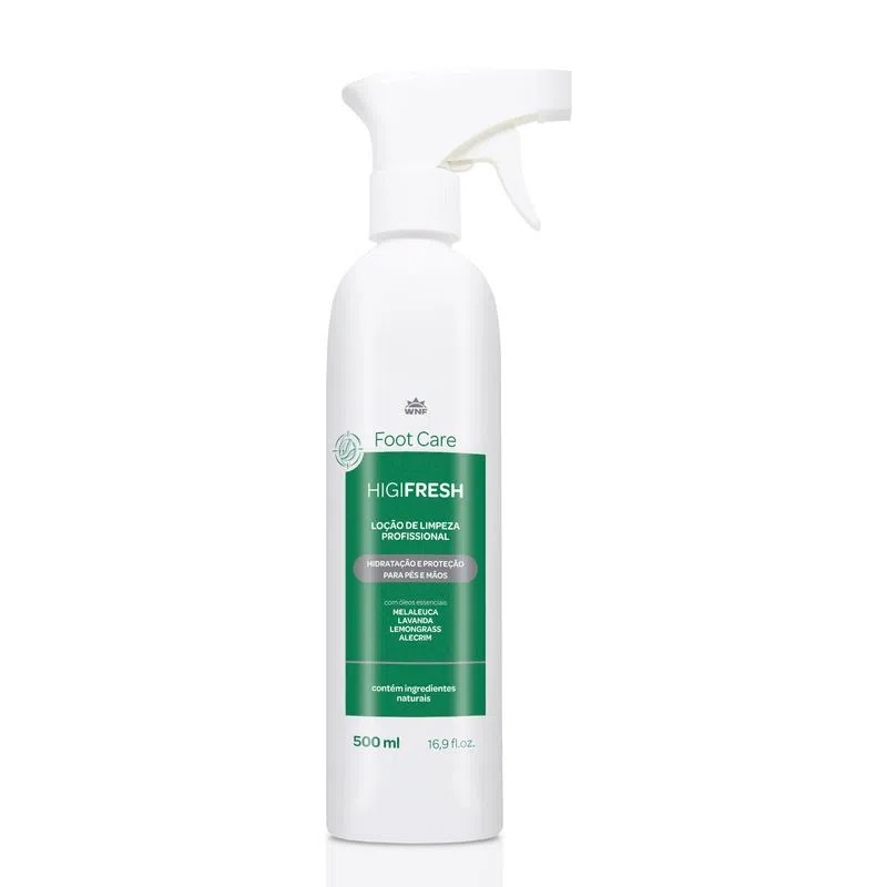 Higifresh Higienizador e Desodorante Para Pés e Mãos Foot Care WNF 500ml