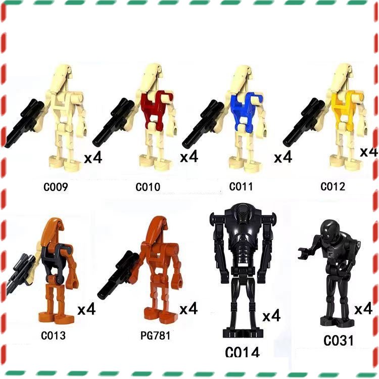 Nano Modelo Brinquedos Star Wars Série Blocos De Construção Montados Minifiguras Técnicas De Robôs