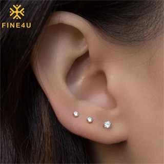 3 peças piercing ponto de luz Titânio australianos, lóbulo, trágus, helix Rosca Interna em Oferta na Shopee
