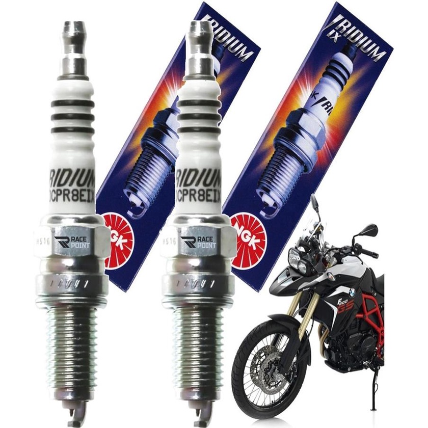 Kit 2 Velas Ignição Iridium Ngk DCPR8EIX BMW HD Buell Ducatti em Oferta na Shopee