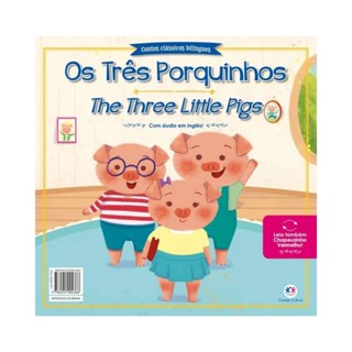 Contos Clássicos Bilingues Os Três Porquinhos e Chapeuzinho Vermelho