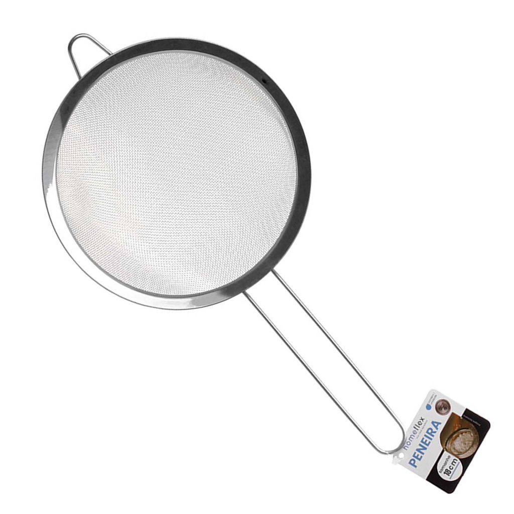 Peneira Em Aço Inox 18 Cm - Home & Living