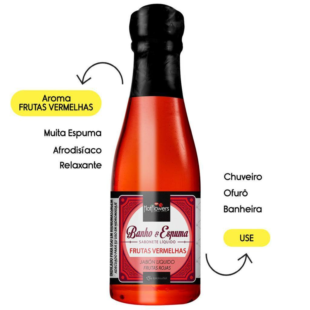Sabonete Liquido Espuma Sais Banho Banheira Hidromassagem Hot Flowers