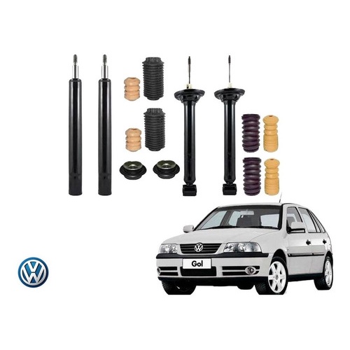 Detalhes do 4 Amortecedores + Kit Batente Gol G3 (2002 Até 2008)