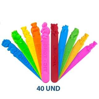 ABAIXADOR DE LINGUA  INFANTIL TIC-TONG ANIMAL TUTIFRUTI em Oferta na Shopee