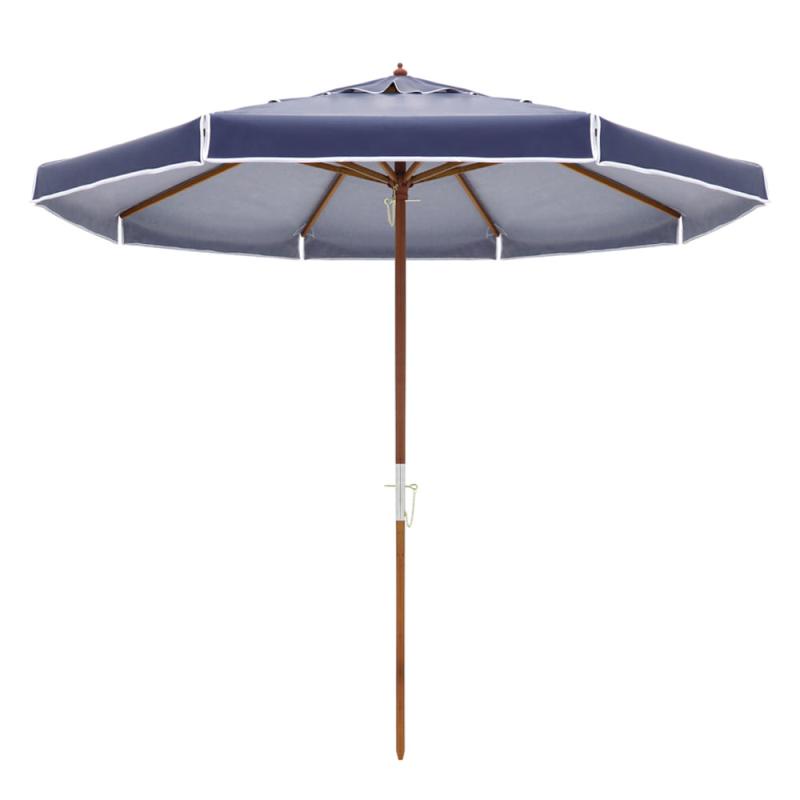 Ombrelone Positano Bagum Madeira 3 Metros Diâmetro Azul Bel em Oferta na Shopee