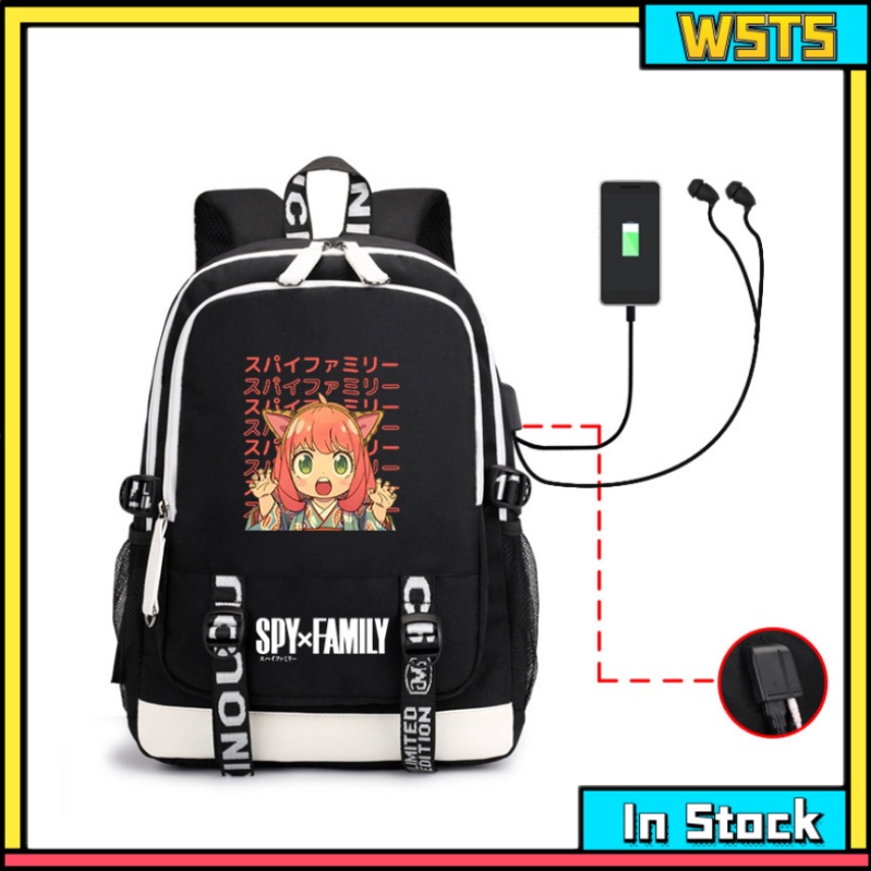 Desenhos animados Red Panda Imprimir Mochila Kawaii Panda Sacos De