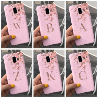Caixa Samsung Galaxy J6 Plus Prime J6 + 2018 Capa Letras Fofas Flor De Telefone Rosa J610G J600G De Silicone