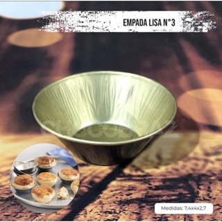 12 Forma Empada lisa n 3 Ou Cupcake PAULI  Flandres em Oferta na Shopee