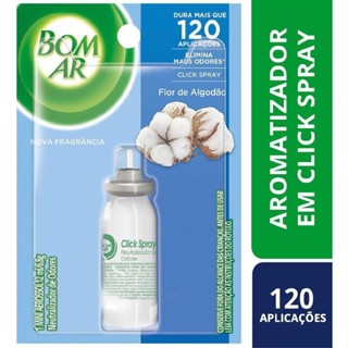 Bom Ar Aromatizador Click Refil Cheirinho De Limpeza 12Ml