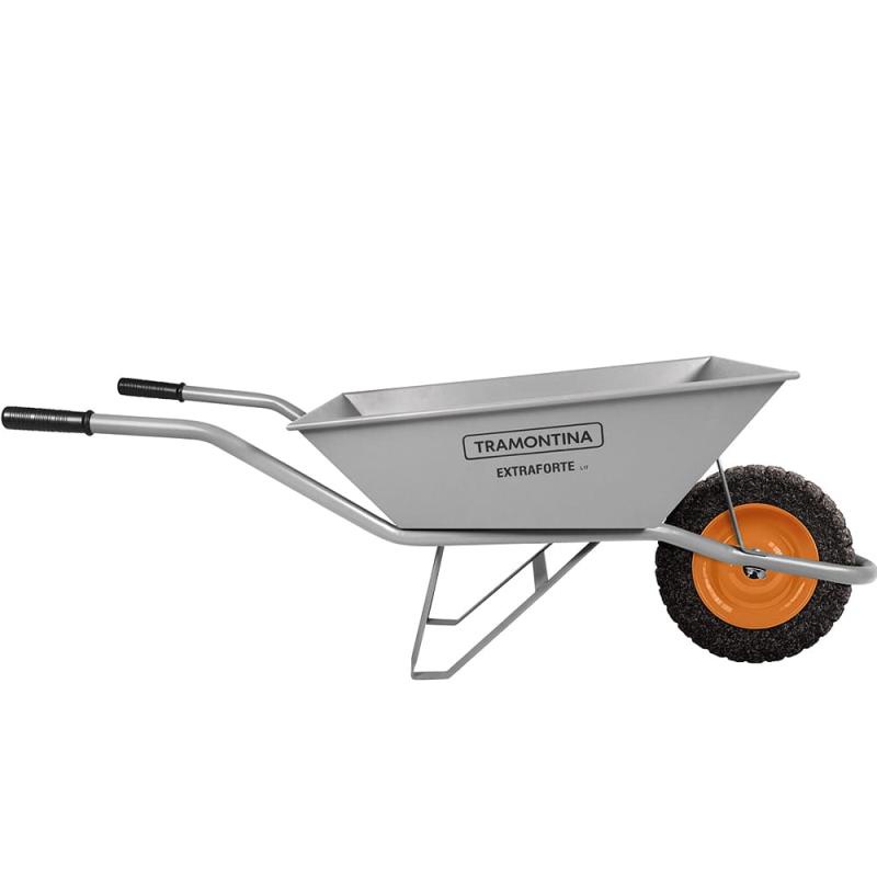 Carriola Extra Forte 65 Litros Chapa 20 Pneu Maciço 77714/235 TRAMONTINA