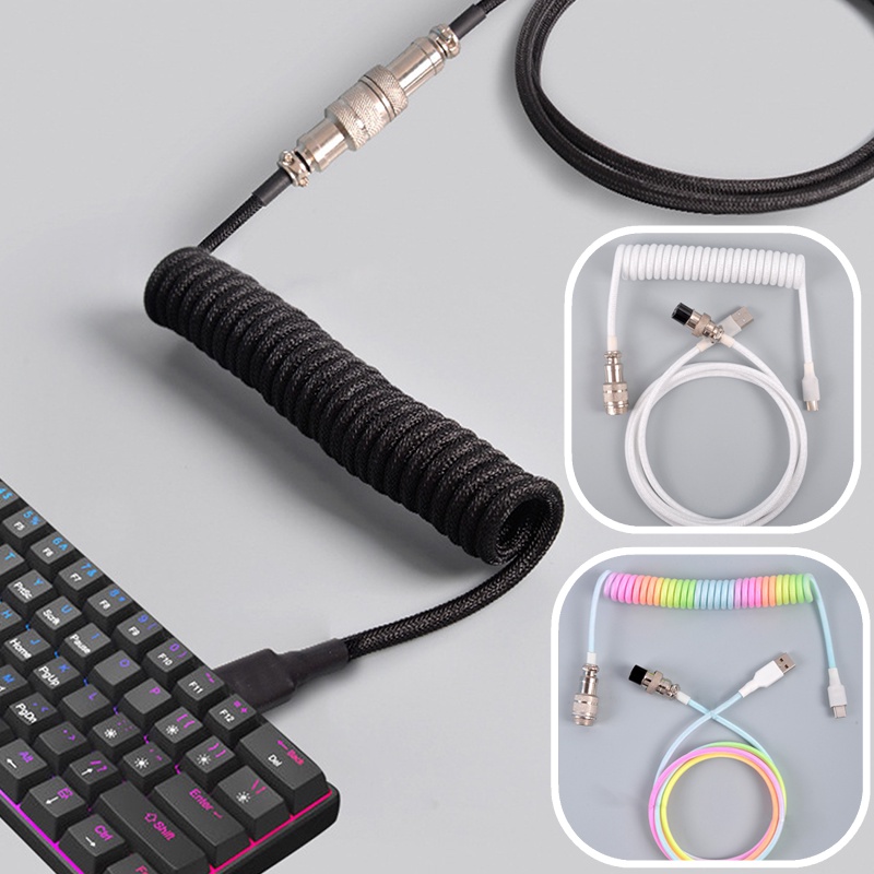 peacesujn TypeC USB Keyboard TypeC USB Cable Mechanical Keyboard