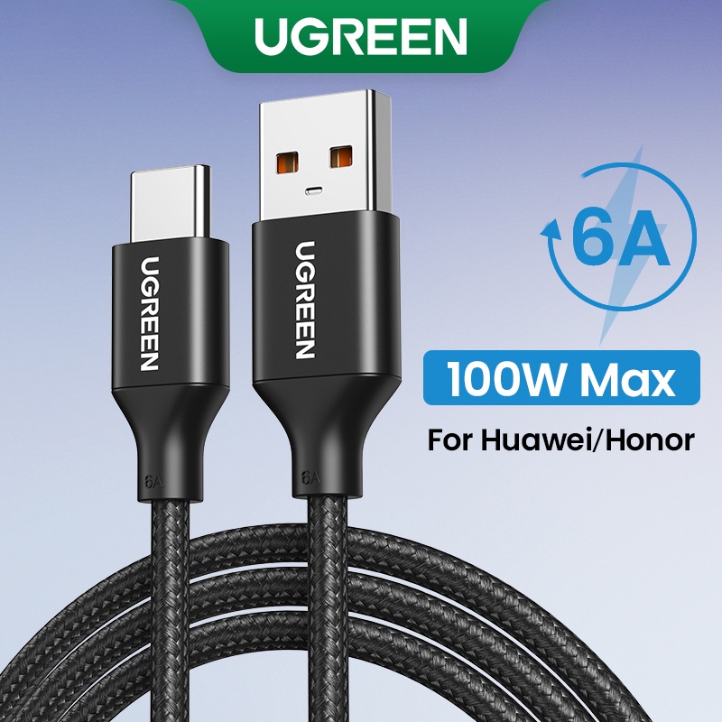 Ugreen A A Cabo Tipo C De Nylon Carregador R Pido Usb Para Huawei P