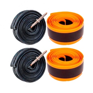 Kit 2 Câmaras de Ar Kenda Road 700x18.23c + 2 Fitas Anti Furo em Oferta na Shopee