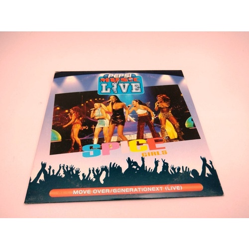 Cd Single - Spice Girls - Pepsi - Music Live - Move Over