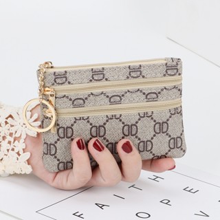 Porta-Moedas De Moda Bolsa Feminina Pequena Com Zíper Curto Chave Simples De Bolso Para Pequenas