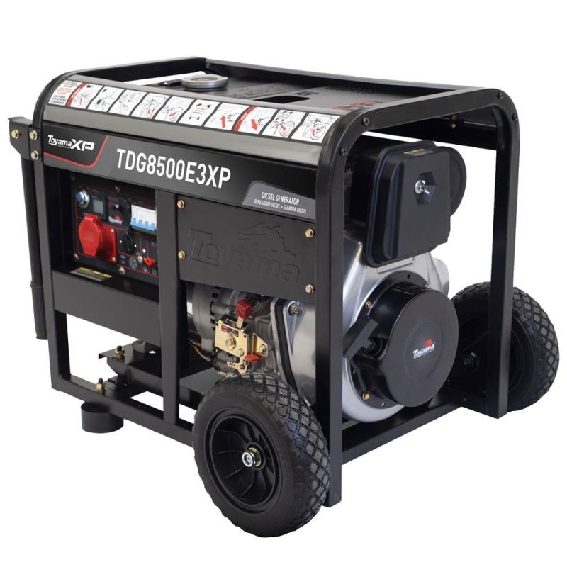 Gerador Energia Diesel 7,5 Kva Trifásico Tdg8500e3dxp Toyama