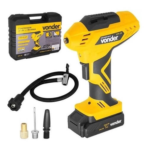 Compressor De Ar A Bateria Tipo Pistola 20v Vonder Cpv20 | Shopee Brasil
