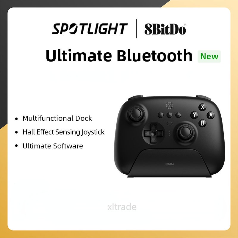 8BitDo Controlador De Jogos Bluetooth Sem Fio Ultimate Com Base De Carregamento Para NS E PC , Windows 10 , 11 , Vapor