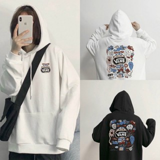 Moletom Inverno Novo Padrão Impressão Capuz Fofo Microelástico Unissex Moletom Coreano Manga Longa Roupas Da Moda
