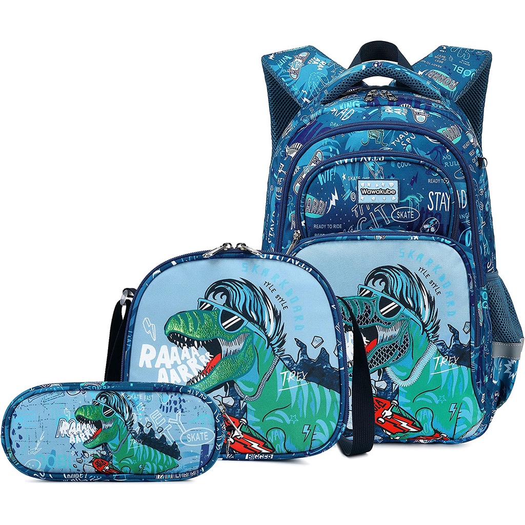 Kit Mochila Escolar Infantil Masculina Dinossauro, Mochila Menino ...