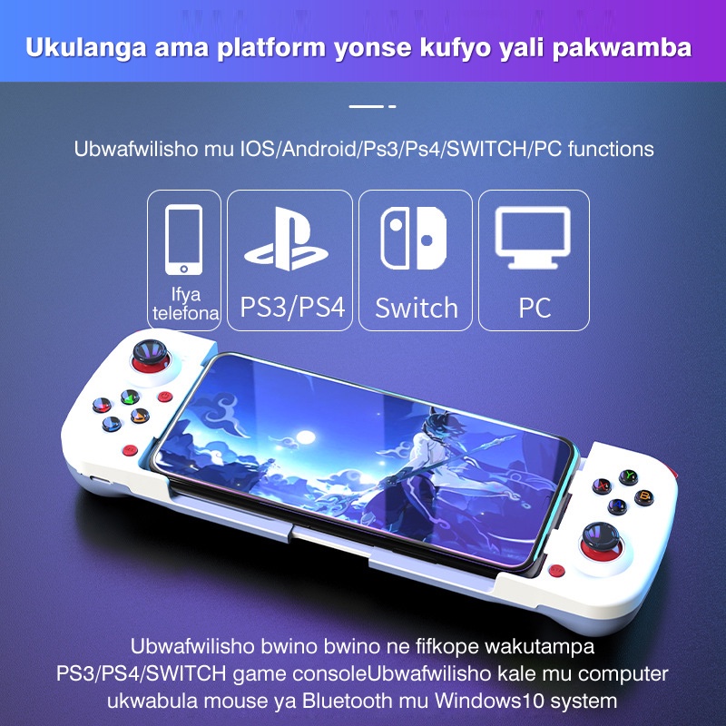 controle para celular PUBG Móvel Gamepad Controlador Sem Fio Bluetooth Jogo Joystick Para O Telefone iOS Android PC Ultra Fino Controle Do Turbo