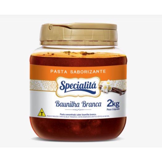 Pasta Saborizante Specialitá Baunilha Branca 2kg - 2 Rodas