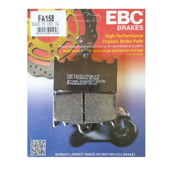 Pastilha Freio EBC FA158 Kawasaki VERSYS1000 15(D)SUZUKI GSX650 08/10(D) GSF1250 Bandit 07/12(D)