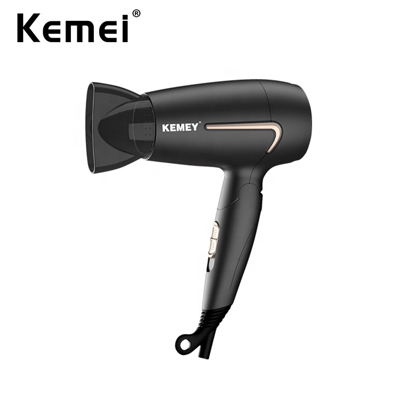 Secador De Cabelo Profissional Kemei Portátil Compacto De 1800W Ventilador Quente Ferramentas De Estilo Para Aparelho Doméstico De Baixo Ruído em Oferta na Shopee