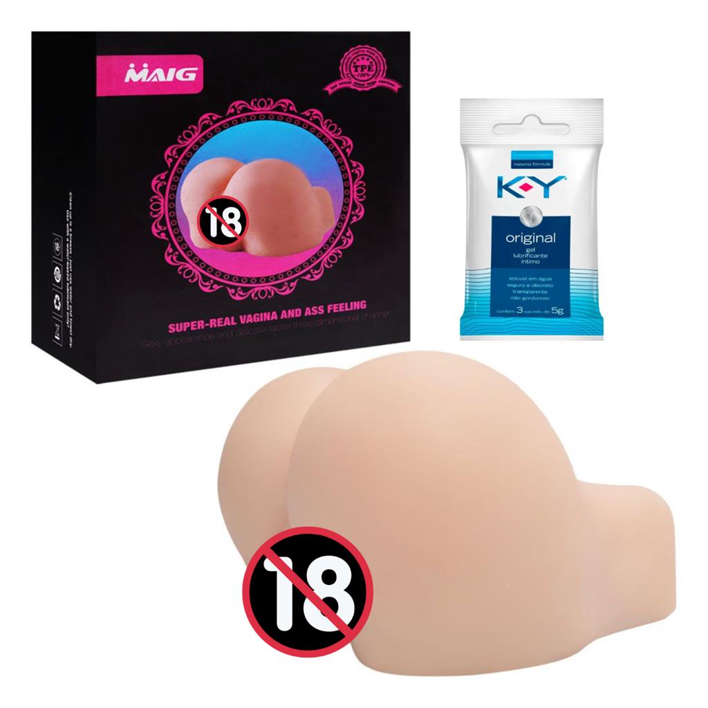 Bunda Vagina Anus Masturbador Masculino Com Lubrificante Sex Shop