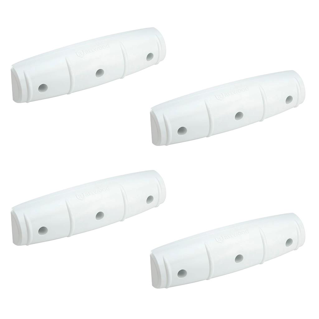 Kit 4 Defensa Doca Trapiche Horizontal Branca Attwood Original