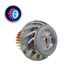 Projetor Farol Angel Eyes Olho de Anjo Led Moto Carro Universal