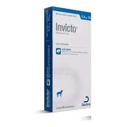 Invicto 11,4kg - 57kg 6 Comprimidos - Antipulgas - Pets