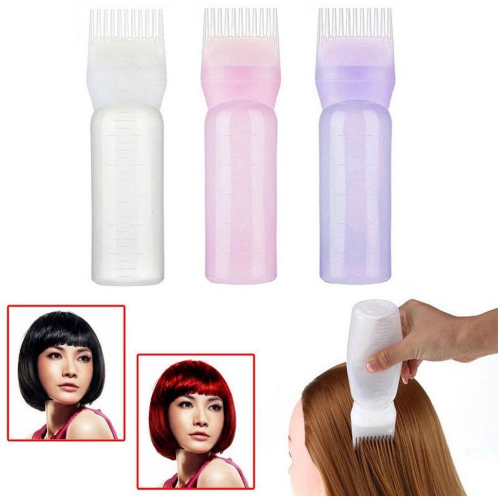 Pente Frasco Aplicador De Tintura P/ Cabelo 1 Pç em Oferta na Shopee