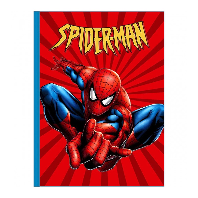 Kit 2 Caderno Homem Aranha Brochura Grande 96 Folhas | Shopee Brasil