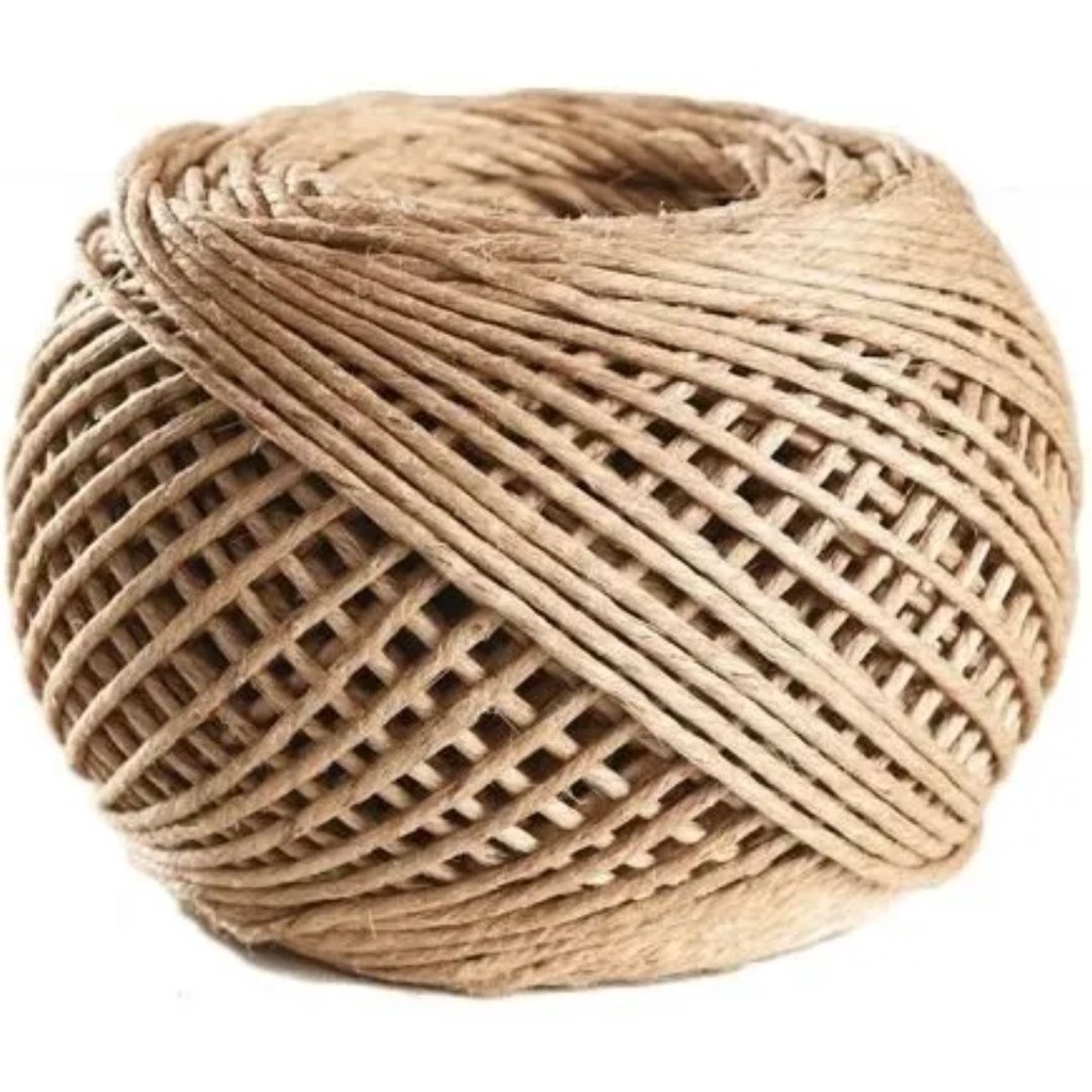 Fio Cordão Barbante Rami 2mm Rolo 100g Sisal Aprox 90mts Artesanatos Convite Tags Alças Laços