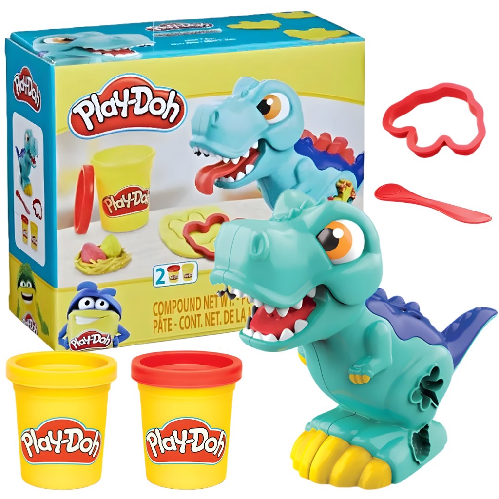 Massinha Play Doh Dinossauro T Rex + Pote Massa Modelar Dino | Shopee ...