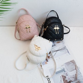 Mochila Feminina Mini Casual Pequena Luxuosa Bolsa Multifuncional Para Celular Escolar