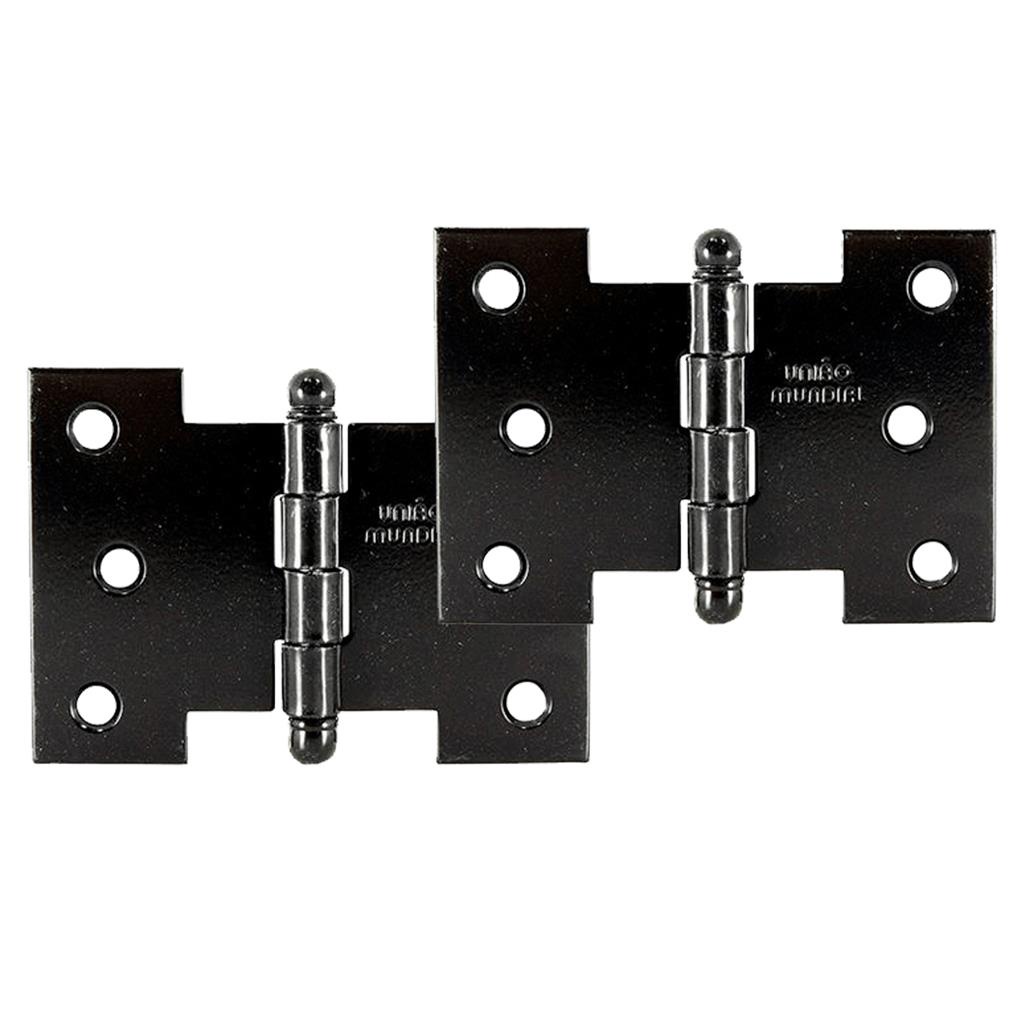 Kit 2 Dobradica Palmela Porta Janela 3" Pol Colonial Tipo H Promocao