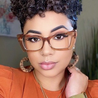 Moldura De Óculos Euro-Americano Novo 2023 Espelho Plano Feminino ins fashion Estilo