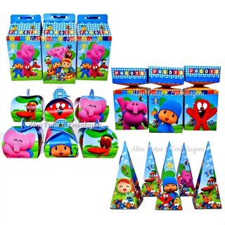 Kit Lembrancinhas Pocoyo Papelaria 20 Caixinhas Festa Fácil. em Oferta na Shopee