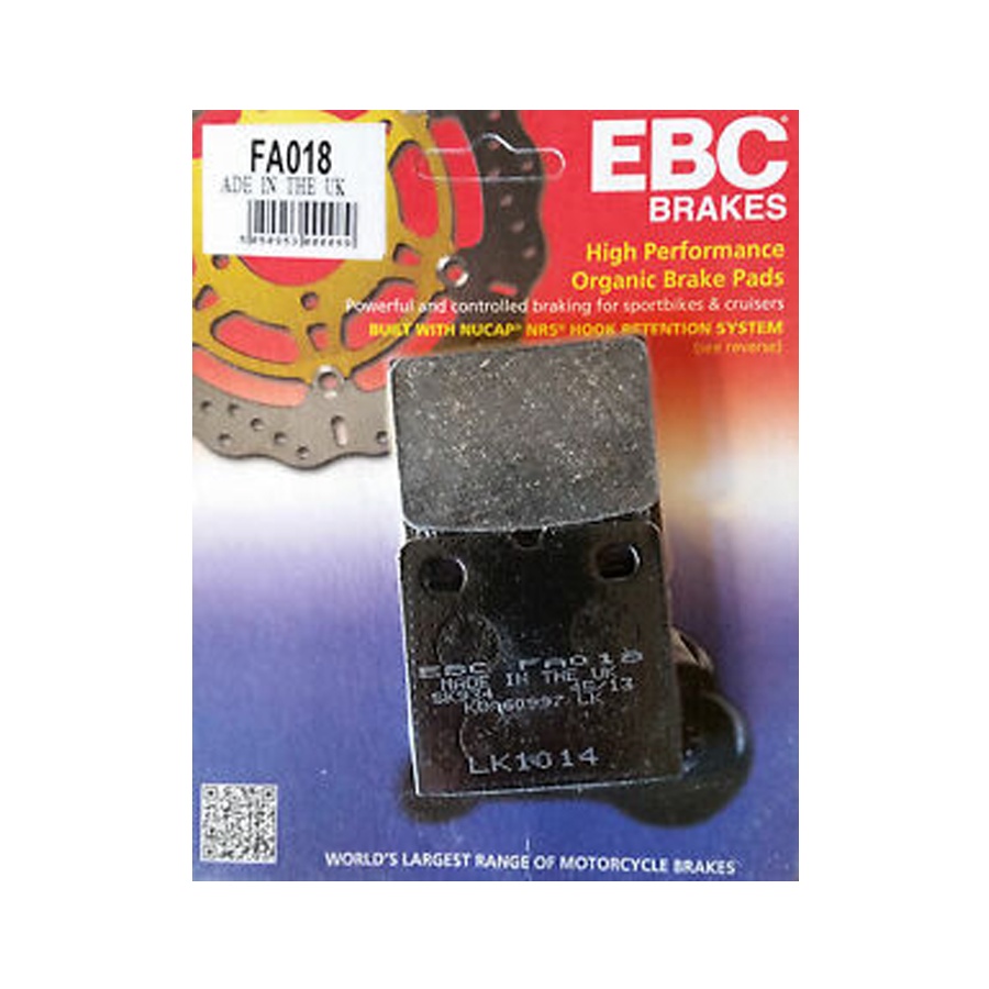 Pastilha Freio EBC FA018 BMW K 1200 GT 03/06 (T) Indian Chief 09/13 (T)