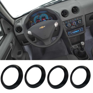 Kit com 4 Apliques Para Difusor De Ar Celta  Prisma Black Piano em Oferta na Shopee