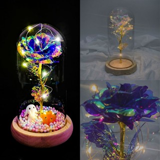 Rosa Artificial Lâmpada Luminosa LED Presente De Casamento Dia Dos Namorados