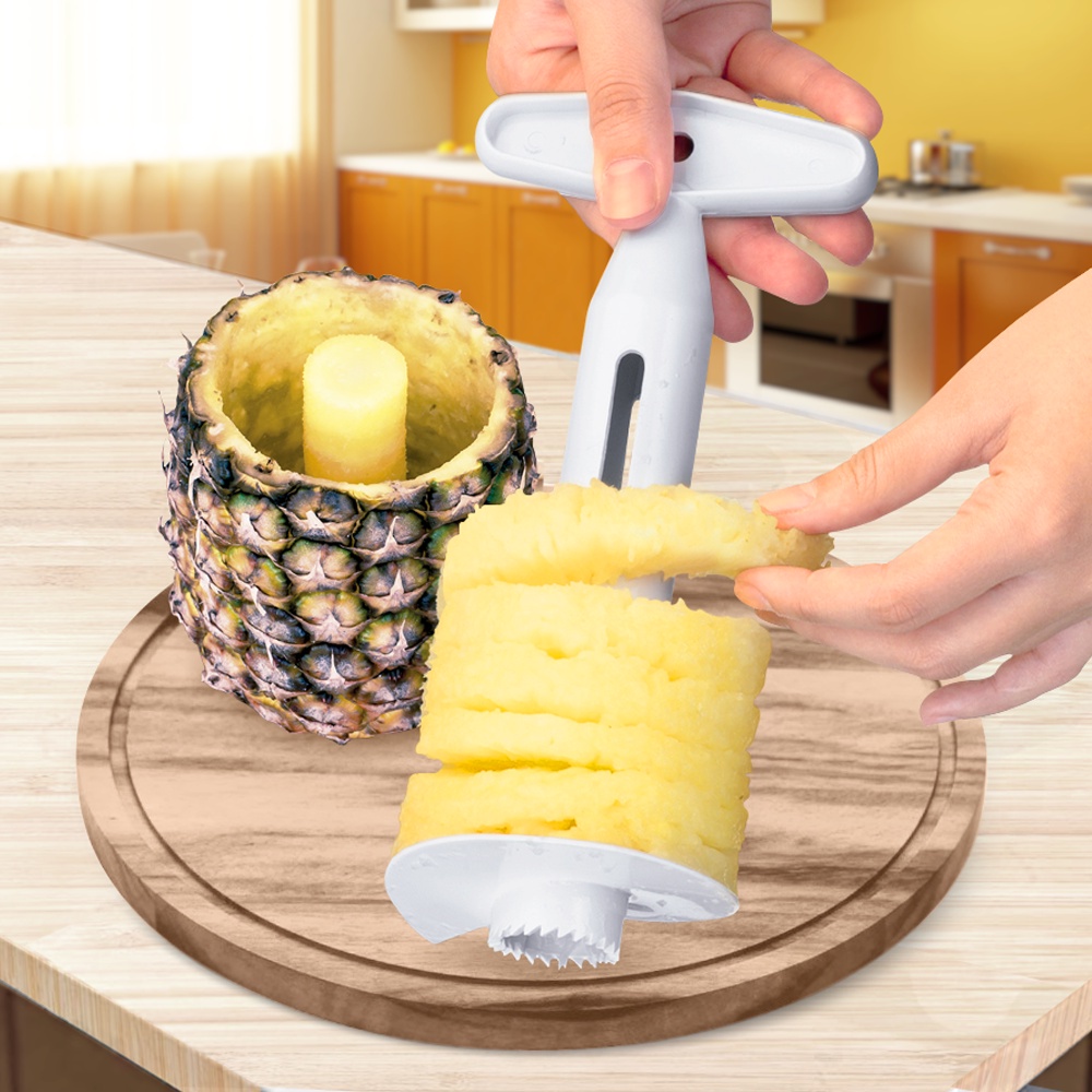Descascador Fatiador de Abacaxi e cortador Cascaxi Plastico em Oferta na Shopee