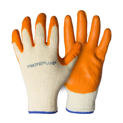 Luva Tricotada em Algodão com Banho em Látex PPM05 PROTEPLUS Tamanho 10 em Oferta na Shopee