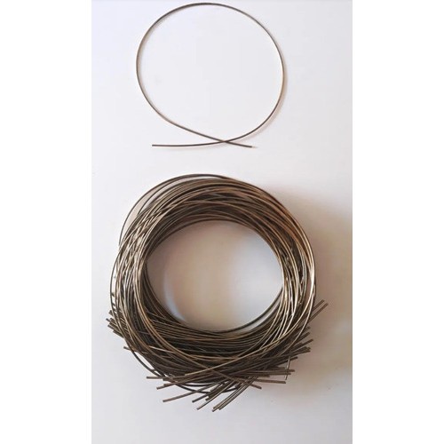 50 Arco Tiara Aço Carbono 1Mm  Tubo strass Artesanato Bijuteria