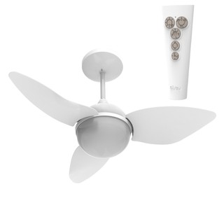 VENTILADOR TETO ALISEU SMART BRANCO CONTROLE REMOTO em Oferta na Shopee